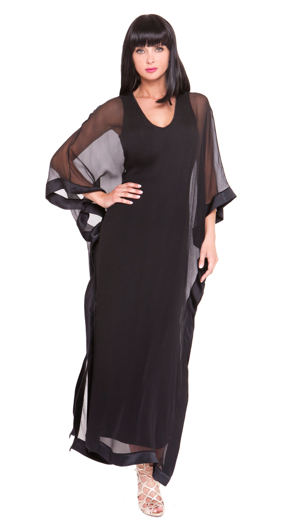 Lizzy Open Drape Maxi Dress