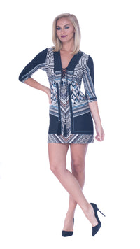Beatrice Lace Up Tunic