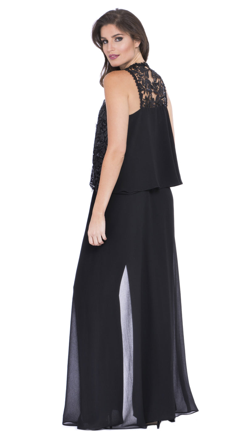 Buy OneTwoTG Women's Overlay Pants Split Dress Pants Maxi Skirt Attached  Pants 1 S at Amazon.in