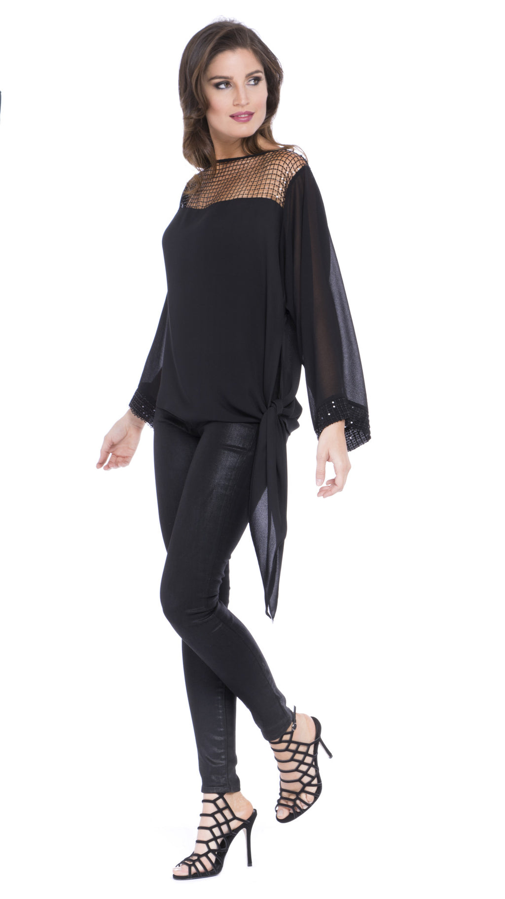 Elise Asymmetric Dolman Top